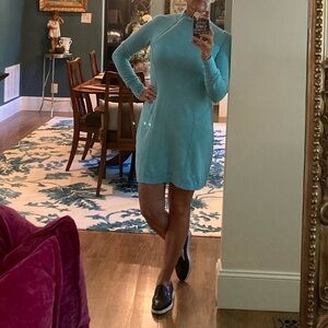 Dankin athletic dress quarter zip blue